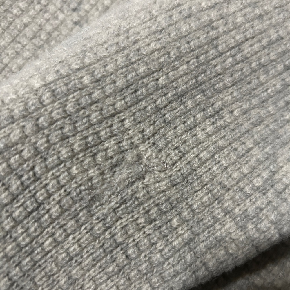 Madewell Heather Grey Waffle Knit Crewneck Sweater - Size S - Picture 10 of 10